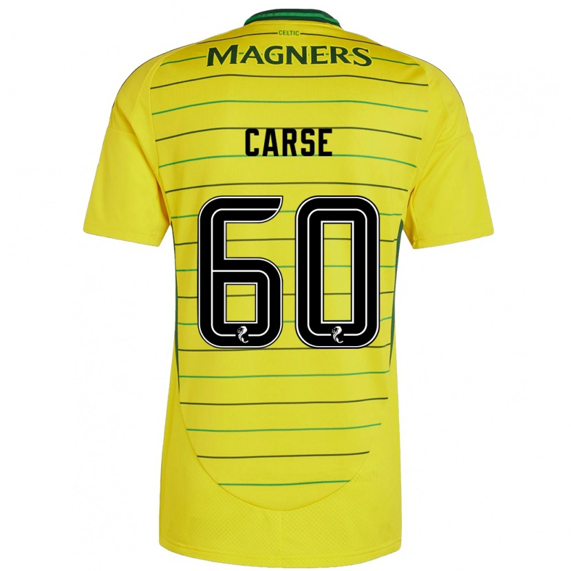 Danxen Kid Mackenzie Carse #60 Yellow Away Jersey 2024/25 T-Shirt