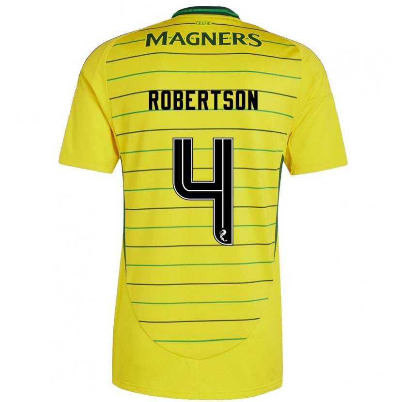 Danxen Kid Lisa Robertson #4 Yellow Away Jersey 2024/25 T-Shirt