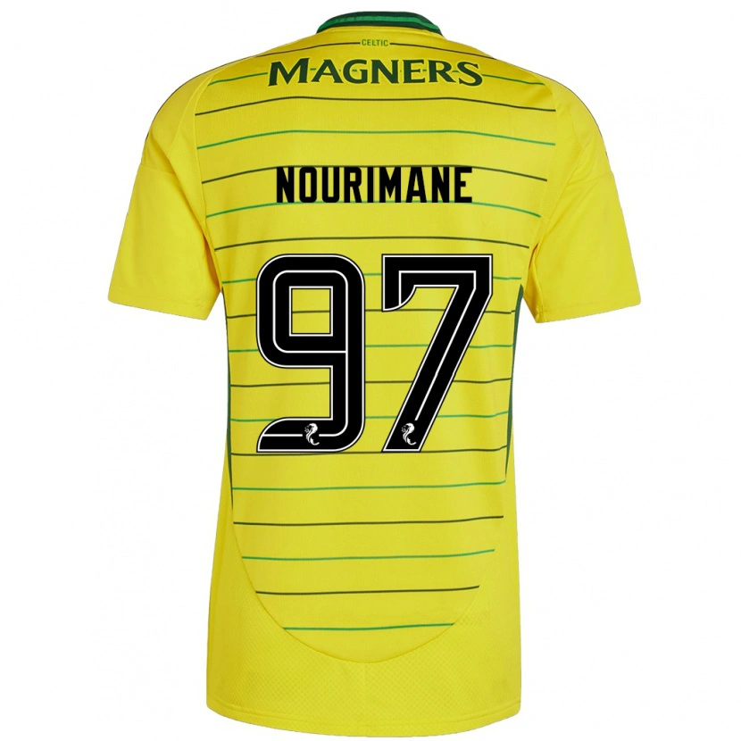 Danxen Kid Addi Nourimane #97 Yellow Away Jersey 2024/25 T-Shirt