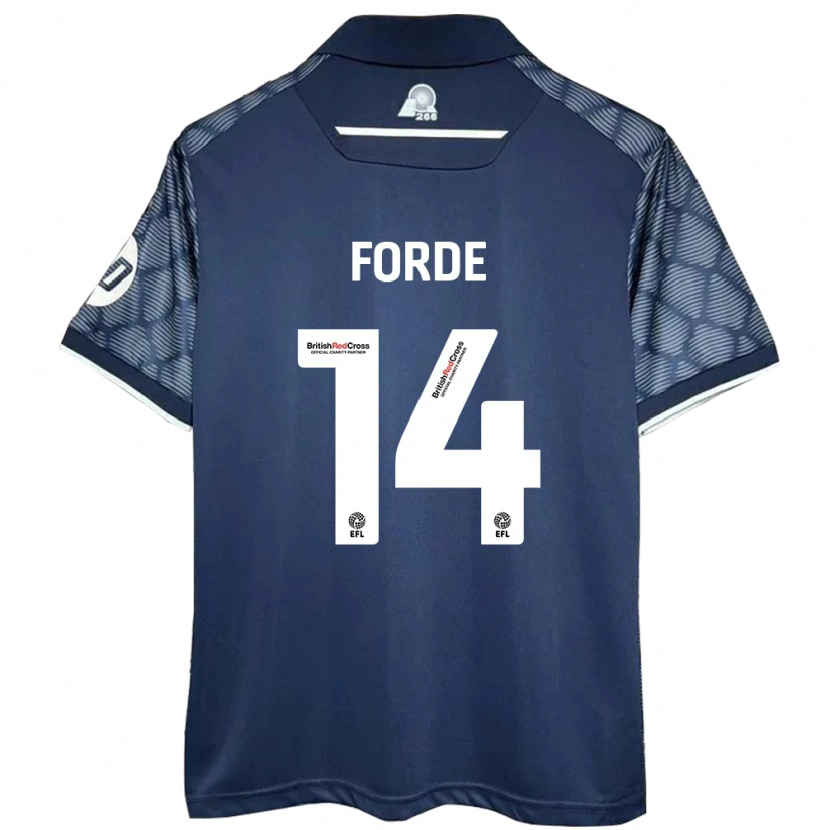 Danxen Kid Anthony Forde #14 Black Away Jersey 2024/25 T-Shirt