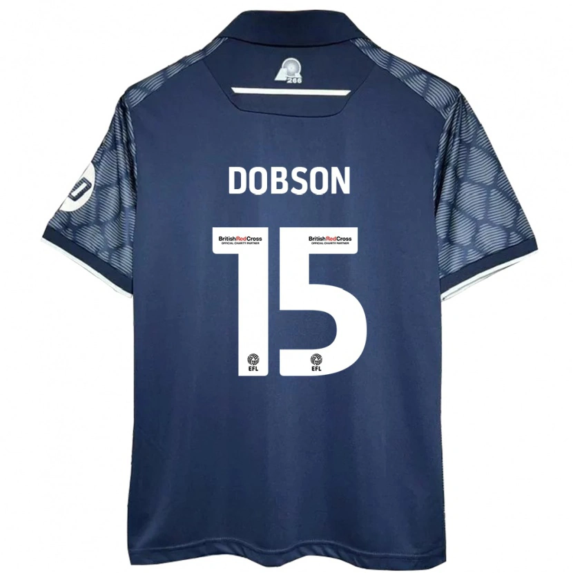 Danxen Kid George Dobson #15 Black Away Jersey 2024/25 T-Shirt