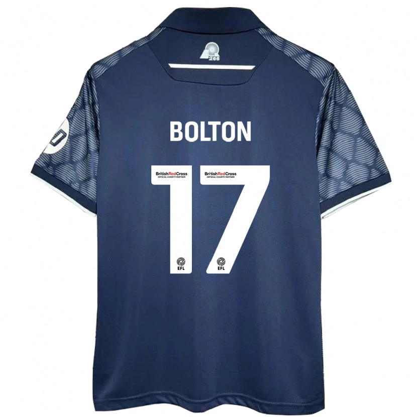 Danxen Kid Luke Bolton #17 Black Away Jersey 2024/25 T-Shirt