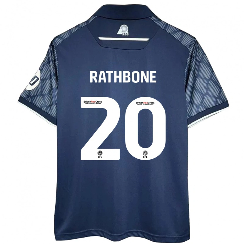 Danxen Kid Ollie Rathbone #20 Black Away Jersey 2024/25 T-Shirt