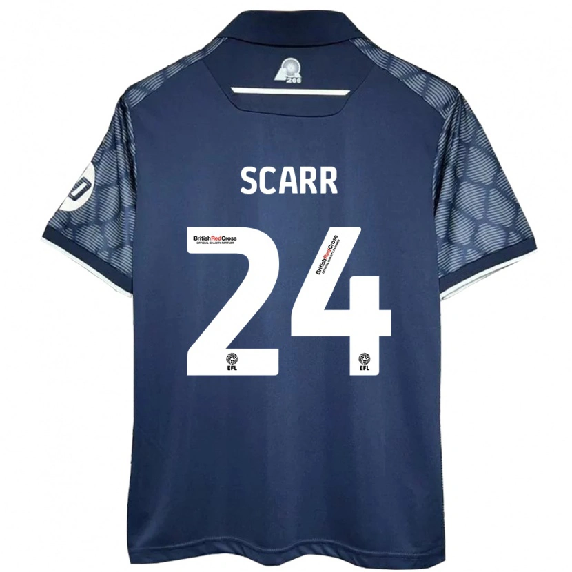 Danxen Kid Dan Scarr #24 Black Away Jersey 2024/25 T-Shirt