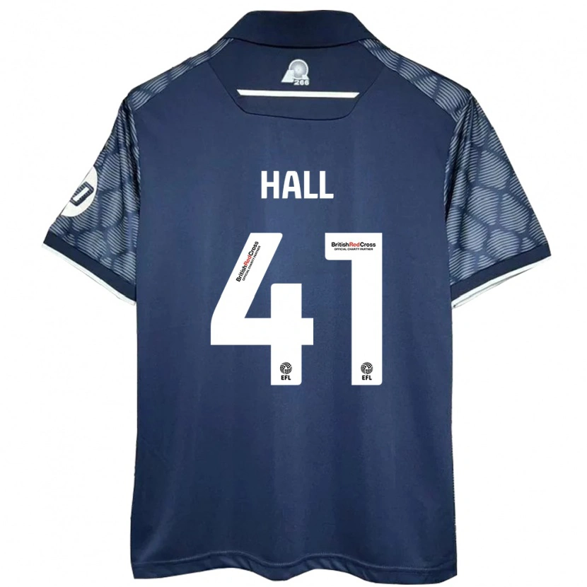 Danxen Kid Liam Hall #41 Black Away Jersey 2024/25 T-Shirt