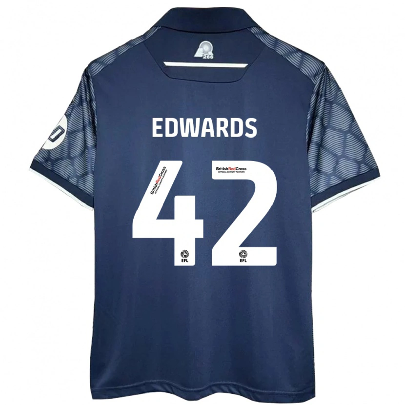 Danxen Kid Callum Edwards #42 Black Away Jersey 2024/25 T-Shirt