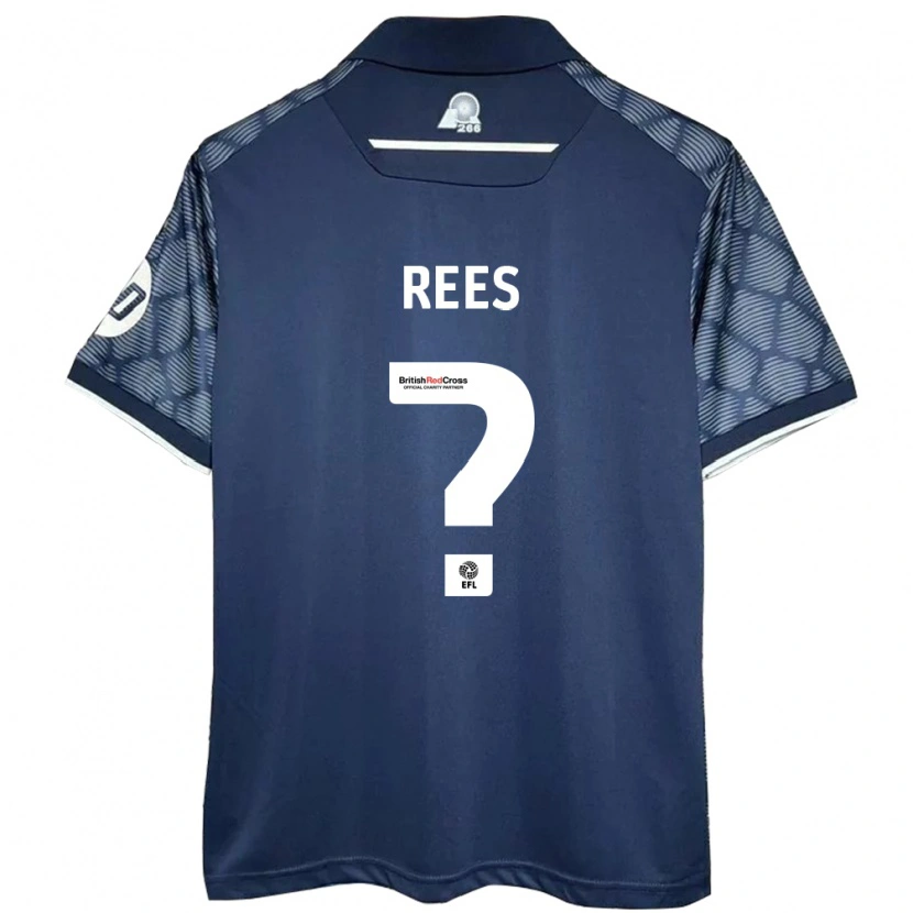 Danxen Kid Joe Rees #0 Black Away Jersey 2024/25 T-Shirt