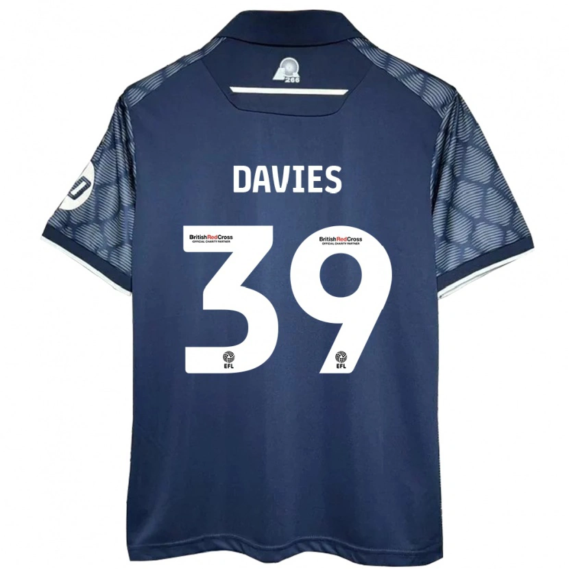 Danxen Kid Daniel Davies #39 Black Away Jersey 2024/25 T-Shirt