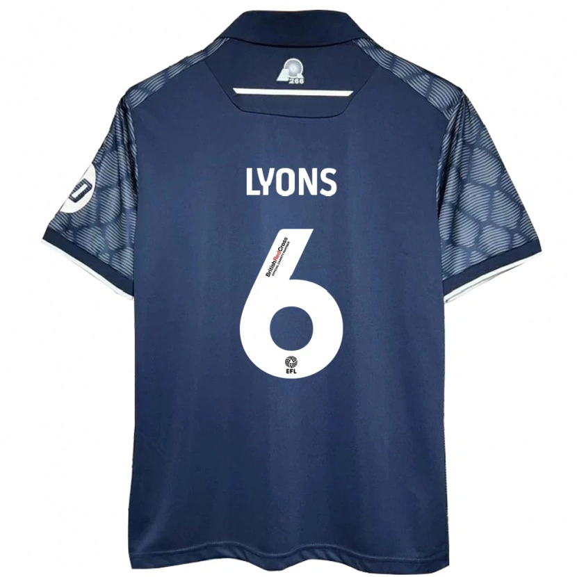 Danxen Kid Lauryn Lyons #6 Black Away Jersey 2024/25 T-Shirt