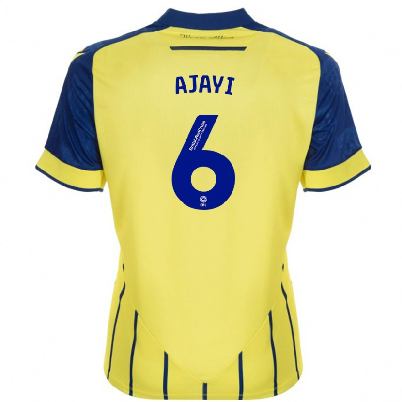 Danxen Kid Semi Ajayi #6 Yellow Blue Away Jersey 2024/25 T-Shirt