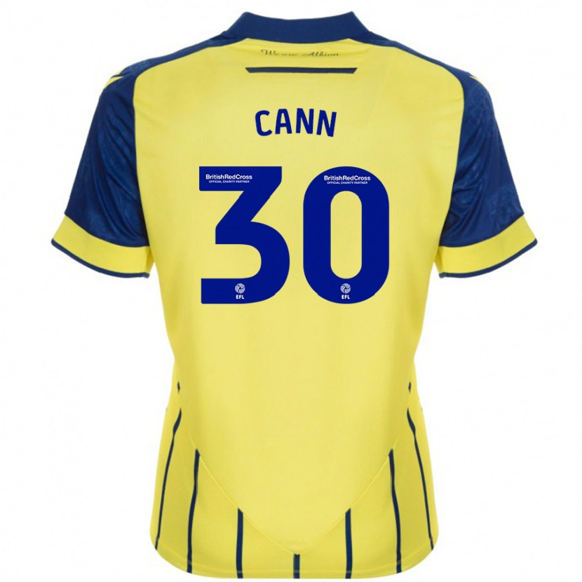 Danxen Kid Ted Cann #30 Yellow Blue Away Jersey 2024/25 T-Shirt