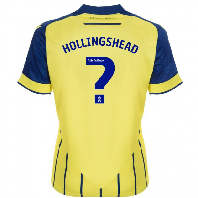 Danxen Kid Ronnie Hollingshead #0 Yellow Blue Away Jersey 2024/25 T-Shirt