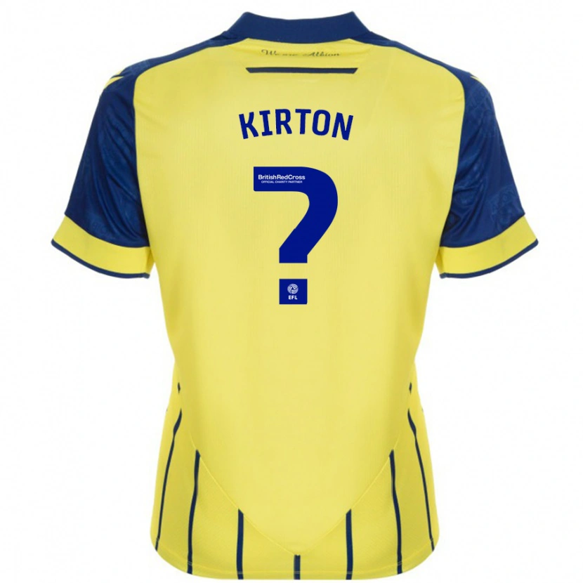 Danxen Kid Archie Kirton #0 Yellow Blue Away Jersey 2024/25 T-Shirt