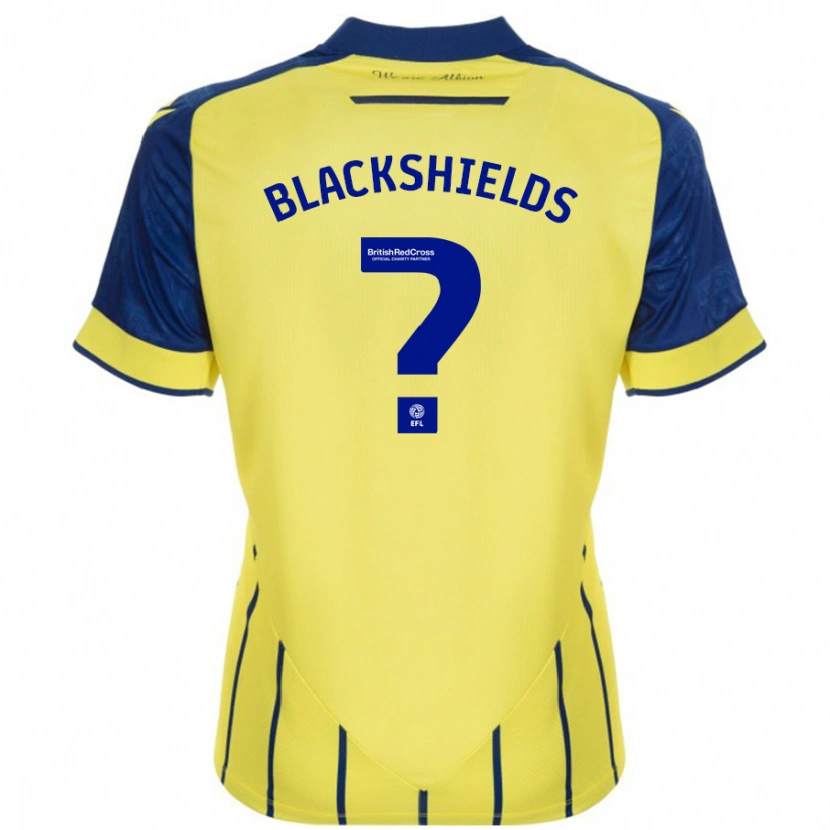 Danxen Kid Charlie Blackshields #0 Yellow Blue Away Jersey 2024/25 T-Shirt