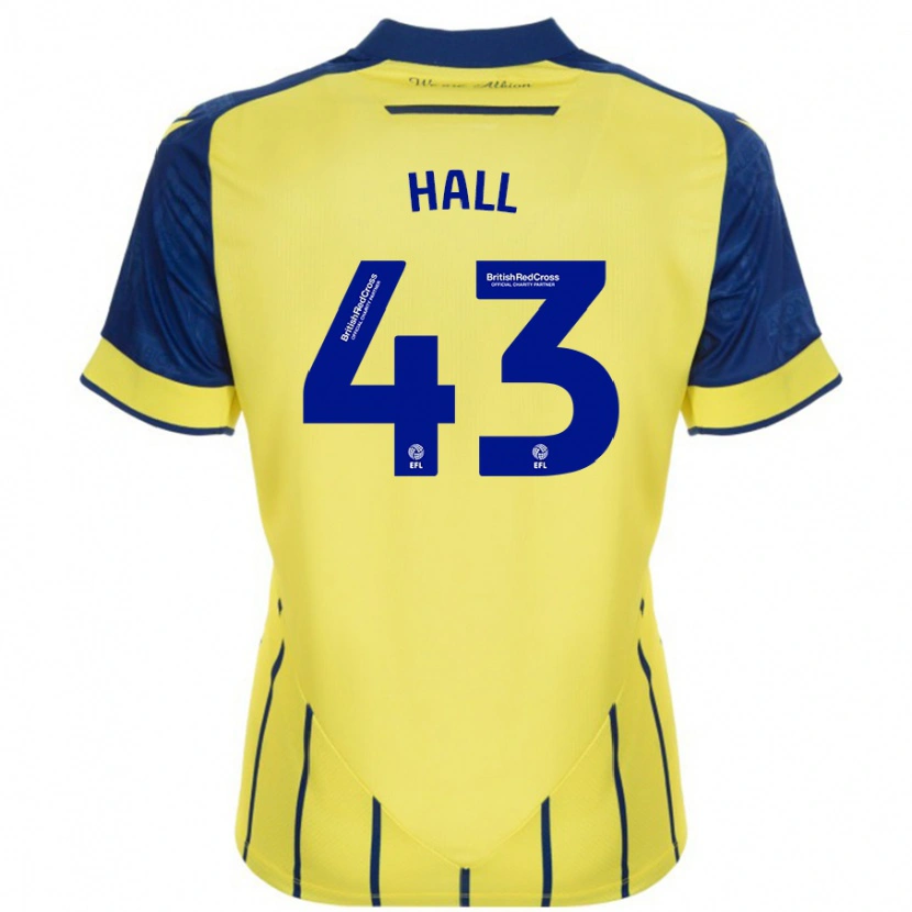 Danxen Kid Reece Hall #43 Yellow Blue Away Jersey 2024/25 T-Shirt