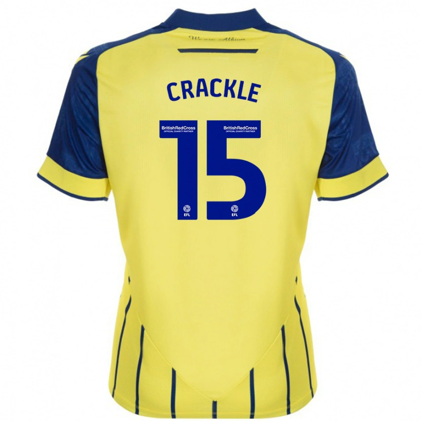 Danxen Kid Hayley Crackle #15 Yellow Blue Away Jersey 2024/25 T-Shirt