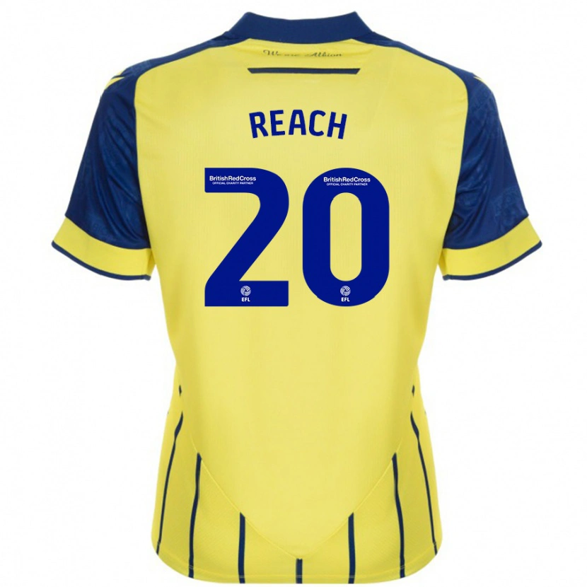 Danxen Kid Adam Reach #20 Yellow Blue Away Jersey 2024/25 T-Shirt