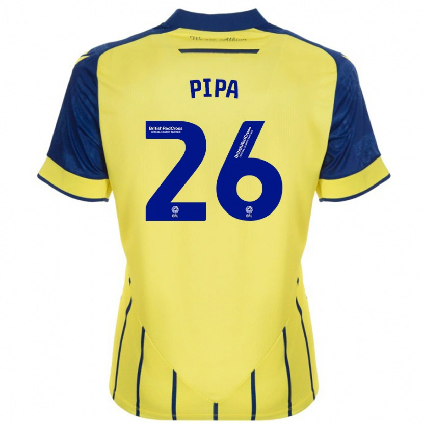 Danxen Kid Pipa #26 Yellow Blue Away Jersey 2024/25 T-Shirt