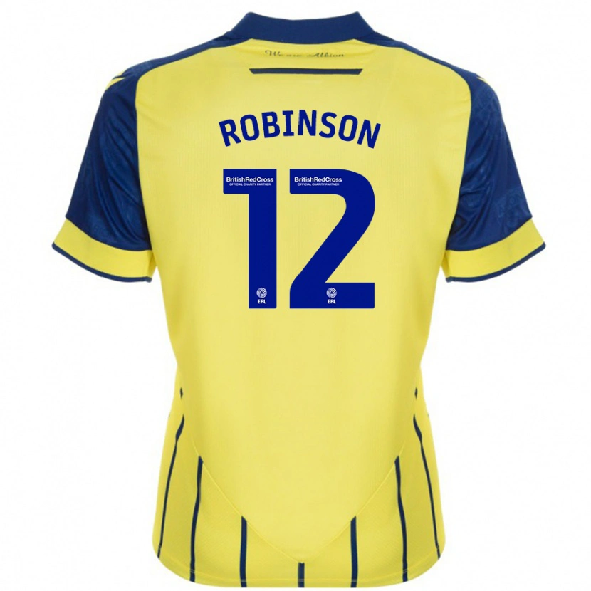 Danxen Kid Leanne Robinson #12 Yellow Blue Away Jersey 2024/25 T-Shirt