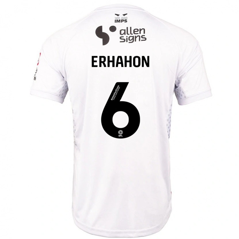 Danxen Kid Ethan Erhahon #6 Red White Away Jersey 2024/25 T-Shirt