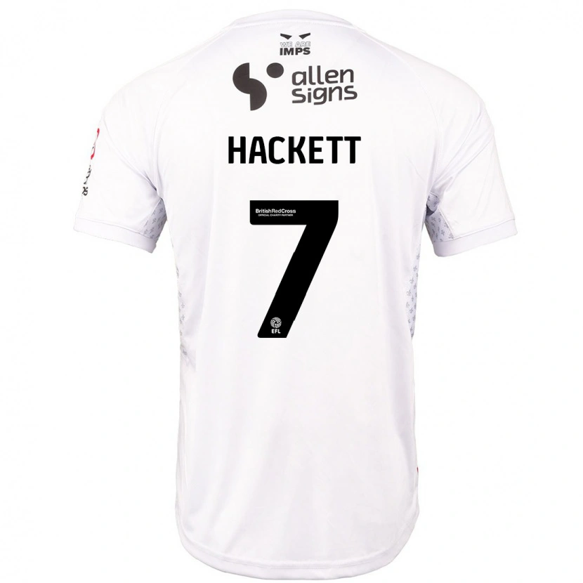 Danxen Kid Reeco Hackett #7 Red White Away Jersey 2024/25 T-Shirt