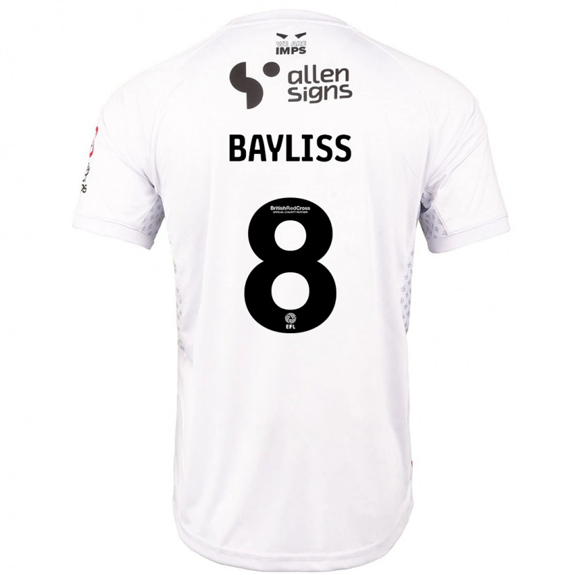 Danxen Kid Tom Bayliss #8 Red White Away Jersey 2024/25 T-Shirt