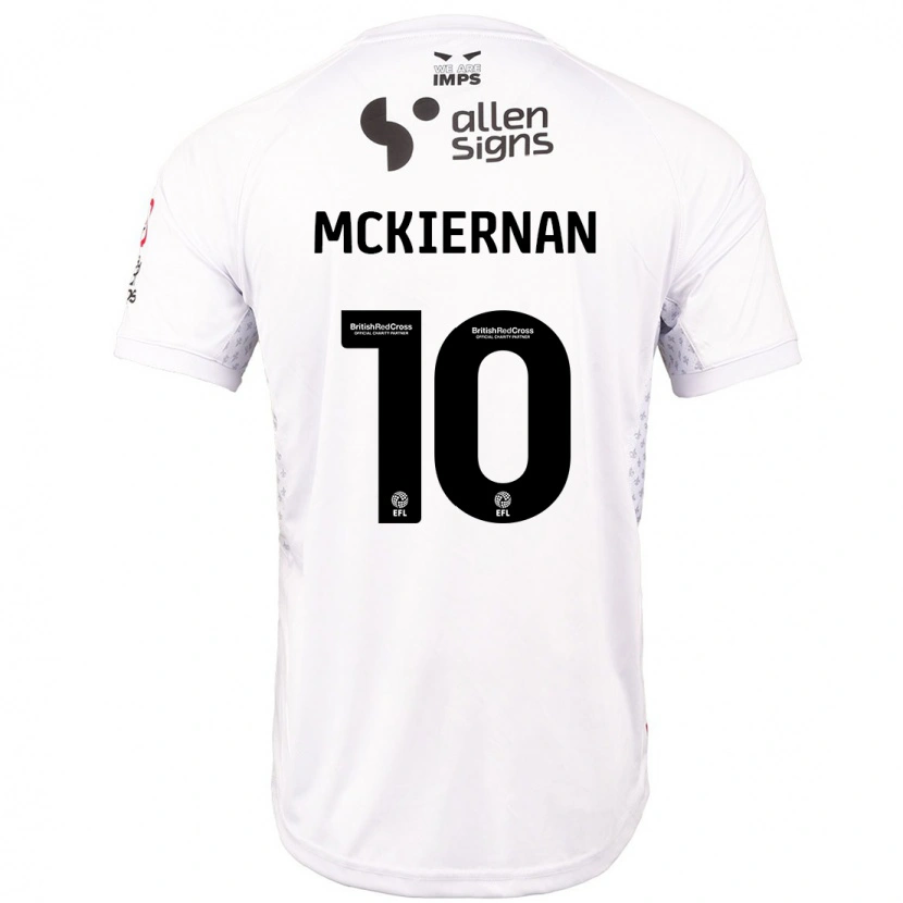 Danxen Kid Jj Mckiernan #10 Red White Away Jersey 2024/25 T-Shirt