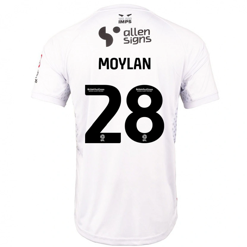 Danxen Kid Jack Moylan #28 Red White Away Jersey 2024/25 T-Shirt