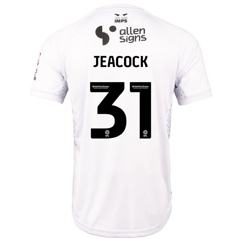 Danxen Kid Zach Jeacock #31 Red White Away Jersey 2024/25 T-Shirt