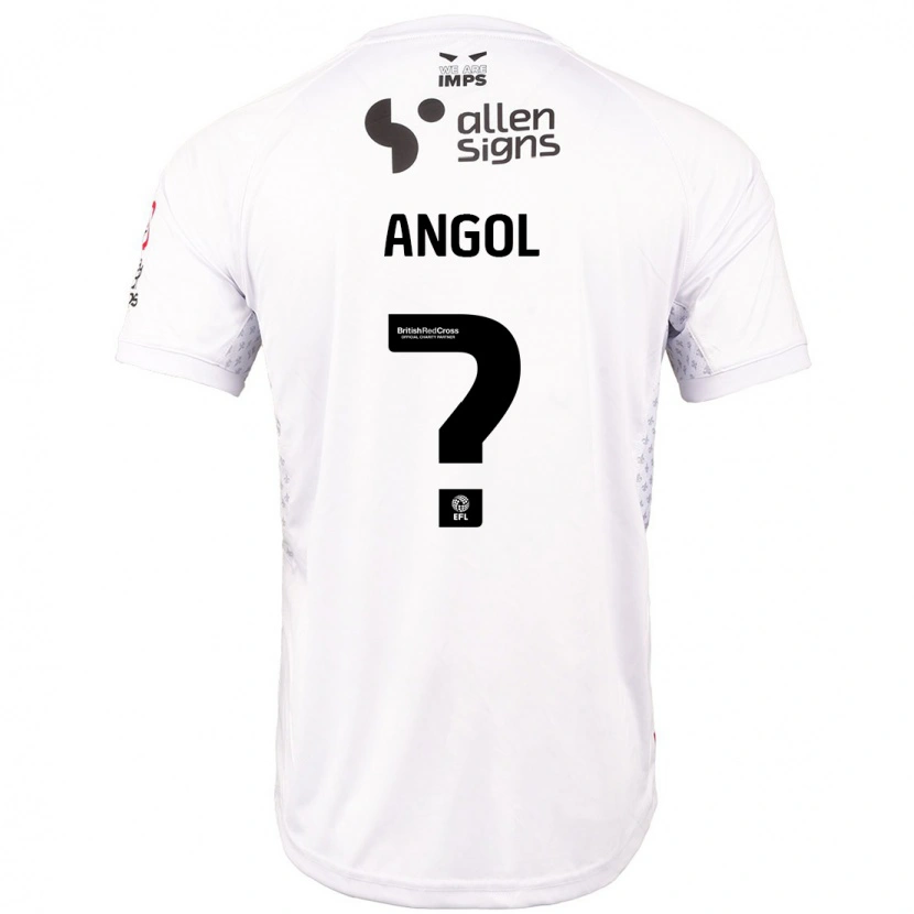 Danxen Kid Mekhi Angol #0 Red White Away Jersey 2024/25 T-Shirt