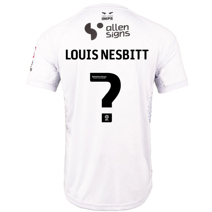 Danxen Kid Louis Nesbitt #0 Red White Away Jersey 2024/25 T-Shirt