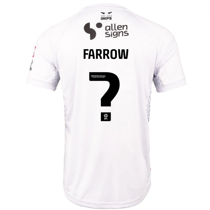 Danxen Kid Lucy Farrow #0 Red White Away Jersey 2024/25 T-Shirt