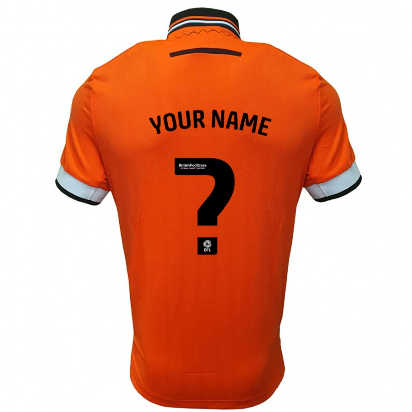 Danxen Kid Your Name #0 Orange White Away Jersey 2024/25 T-Shirt