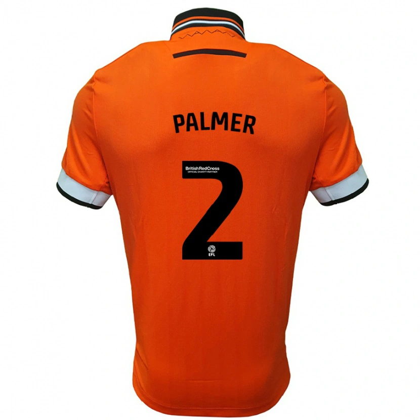 Danxen Kid Liam Palmer #2 Orange White Away Jersey 2024/25 T-Shirt