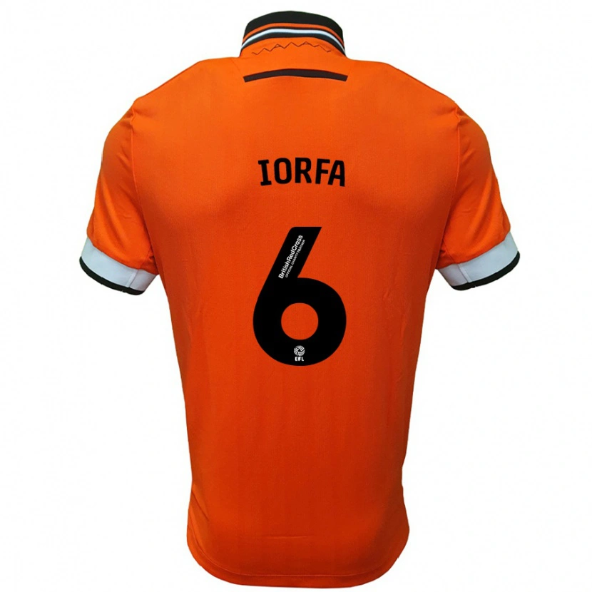 Danxen Kid Dominic Iorfa #6 Orange White Away Jersey 2024/25 T-Shirt