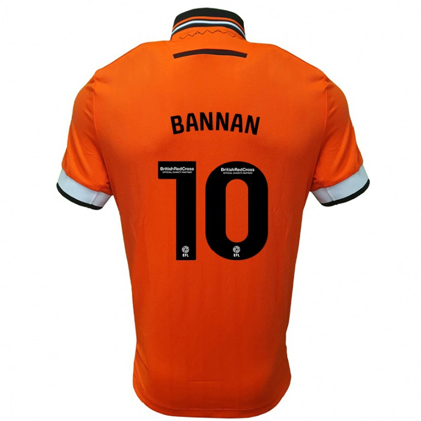 Danxen Kid Barry Bannan #10 Orange White Away Jersey 2024/25 T-Shirt