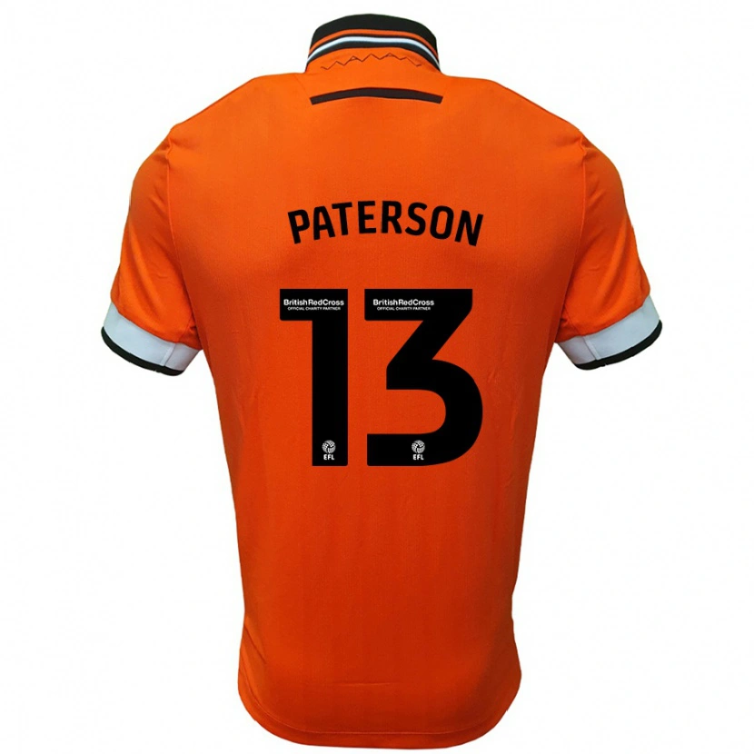 Danxen Kid Callum Paterson #13 Orange White Away Jersey 2024/25 T-Shirt