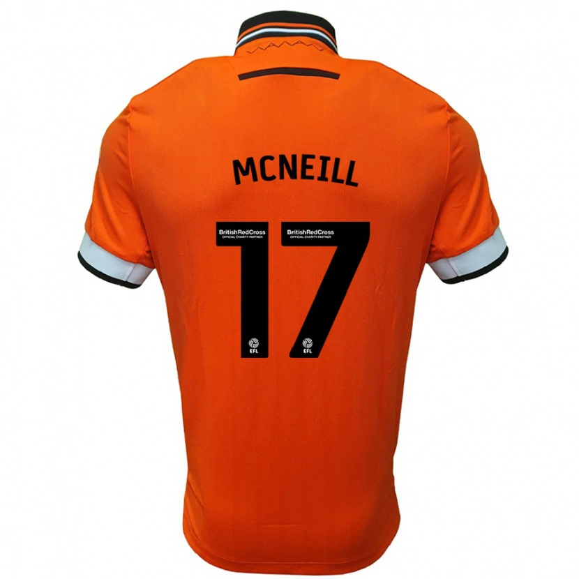 Danxen Kid Charlie Mcneill #17 Orange White Away Jersey 2024/25 T-Shirt