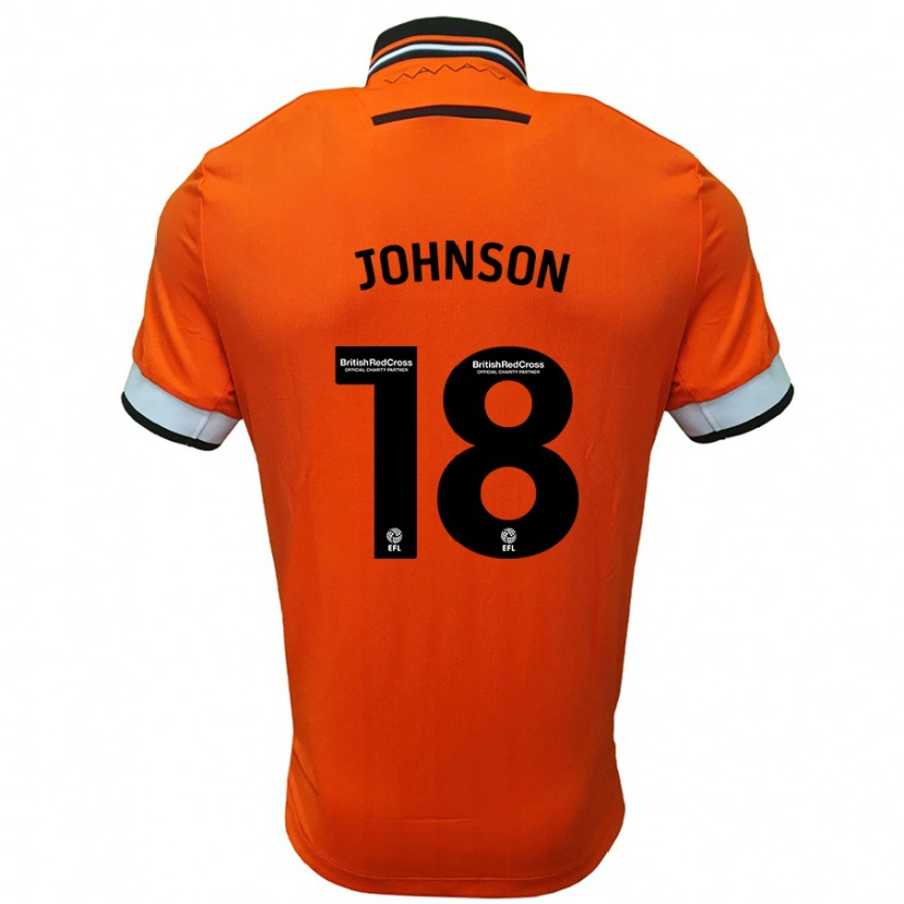 Danxen Kid Marvin Johnson #18 Orange White Away Jersey 2024/25 T-Shirt