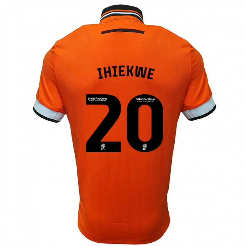 Danxen Kid Michael Ihiekwe #20 Orange White Away Jersey 2024/25 T-Shirt