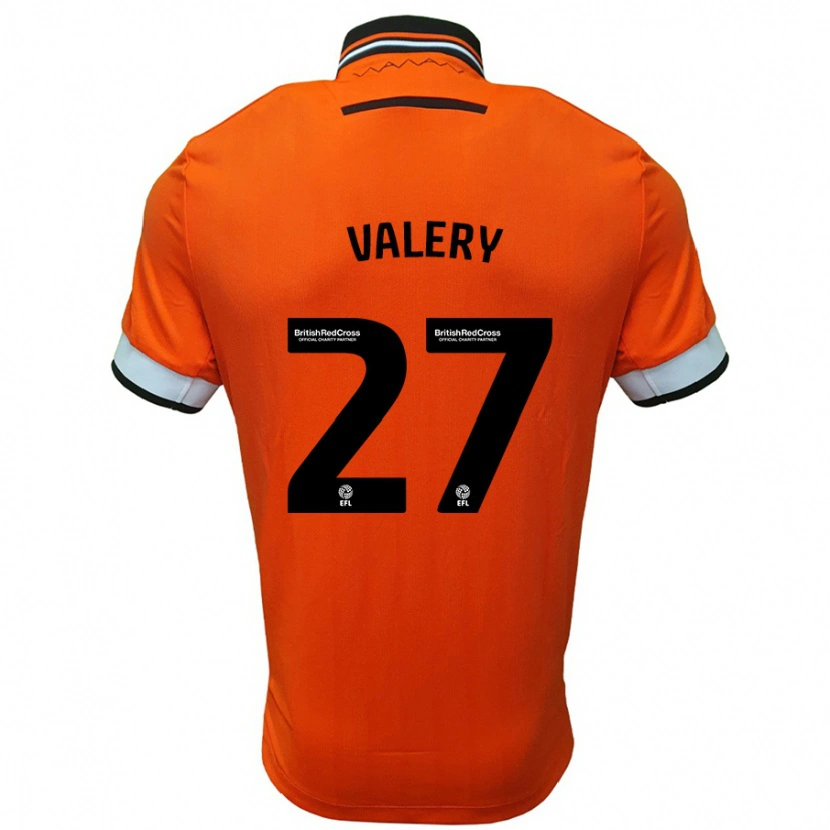 Danxen Kid Yan Valery #27 Orange White Away Jersey 2024/25 T-Shirt