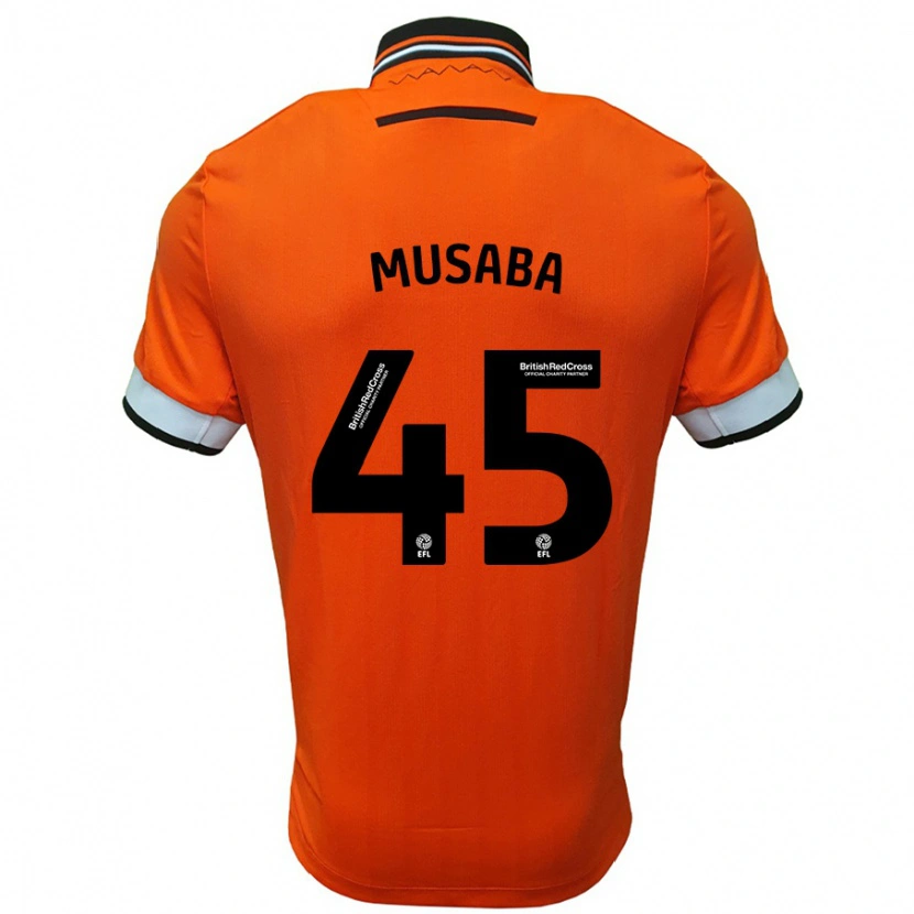 Danxen Kid Anthony Musaba #45 Orange White Away Jersey 2024/25 T-Shirt