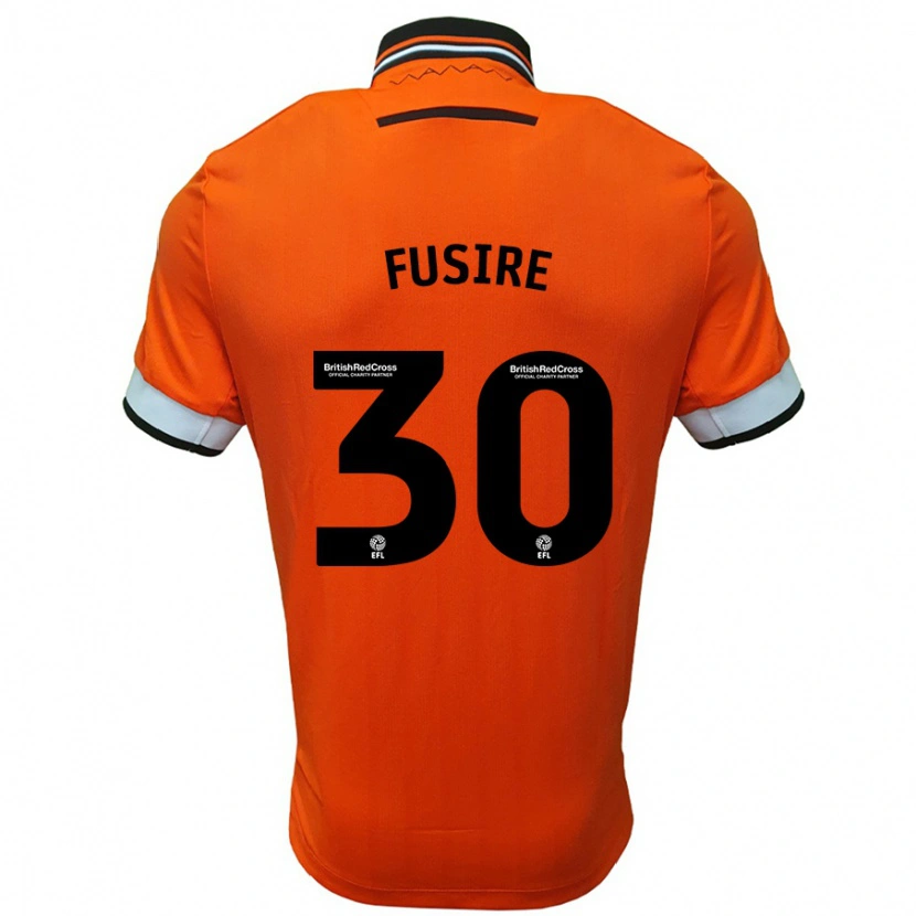 Danxen Kid Sean Fusire #30 Orange White Away Jersey 2024/25 T-Shirt