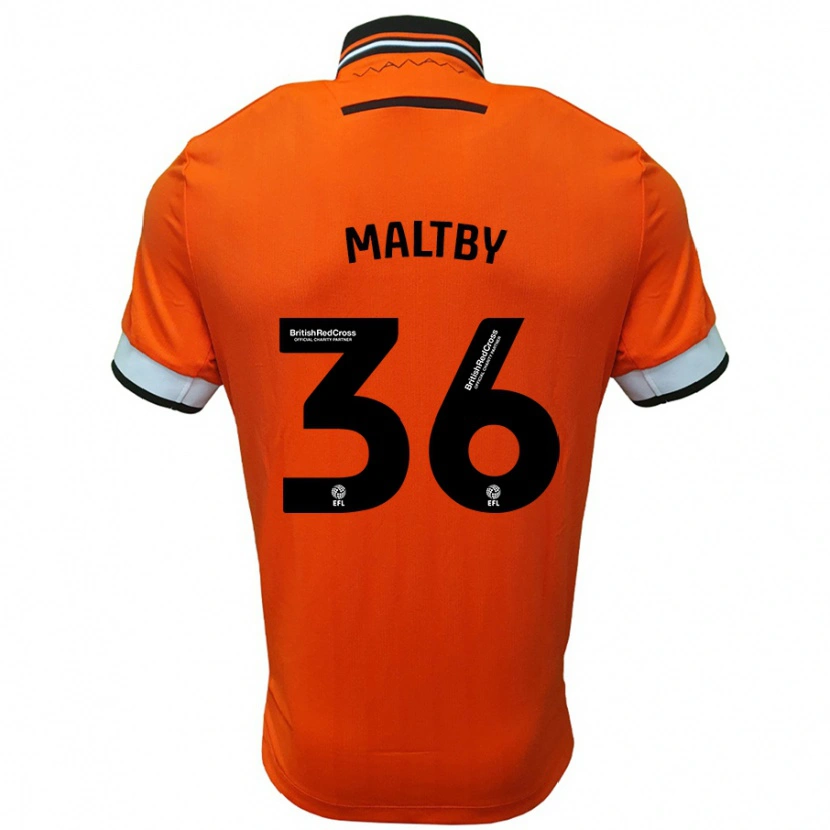 Danxen Kid Mackenzie Maltby #36 Orange White Away Jersey 2024/25 T-Shirt