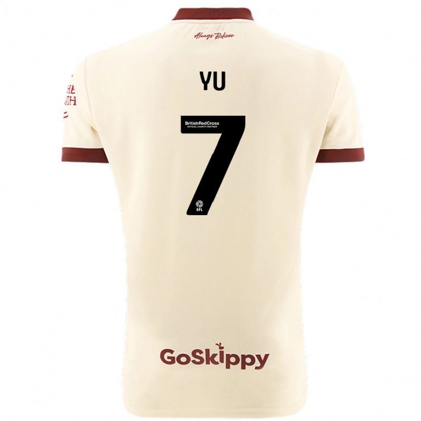 Danxen Kid Yu Hirakawa #7 Cream White Away Jersey 2024/25 T-Shirt