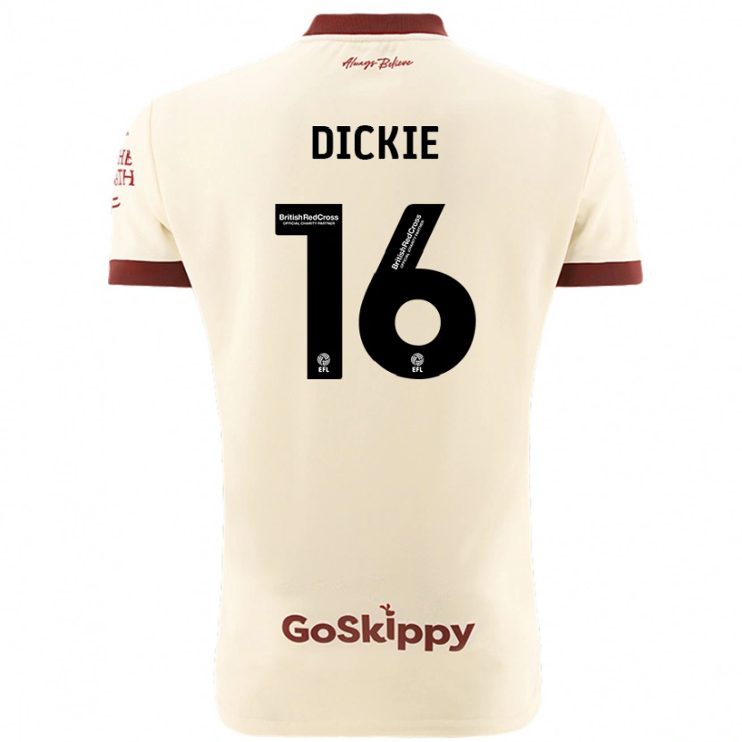 Danxen Kid Rob Dickie #16 Cream White Away Jersey 2024/25 T-Shirt