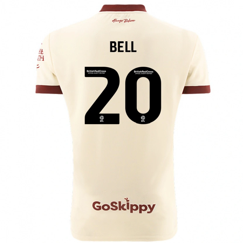 Danxen Kid Sam Bell #20 Cream White Away Jersey 2024/25 T-Shirt