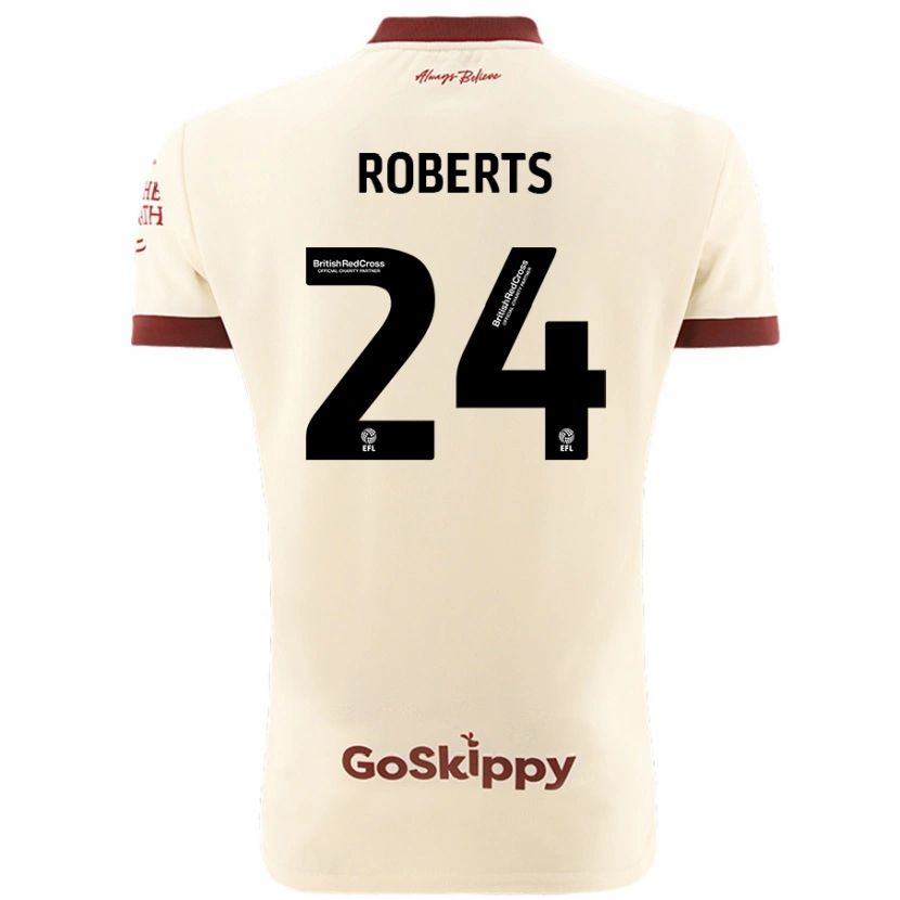 Danxen Kid Haydon Roberts #24 Cream White Away Jersey 2024/25 T-Shirt