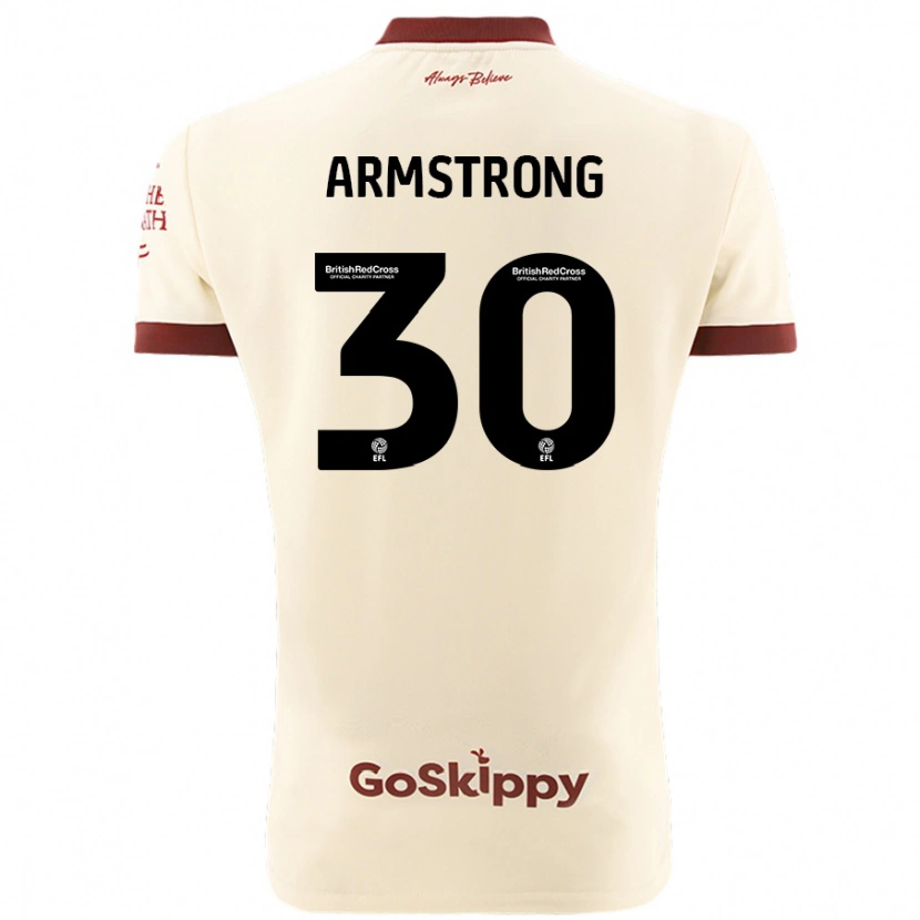 Danxen Kid Sinclair Armstrong #30 Cream White Away Jersey 2024/25 T-Shirt