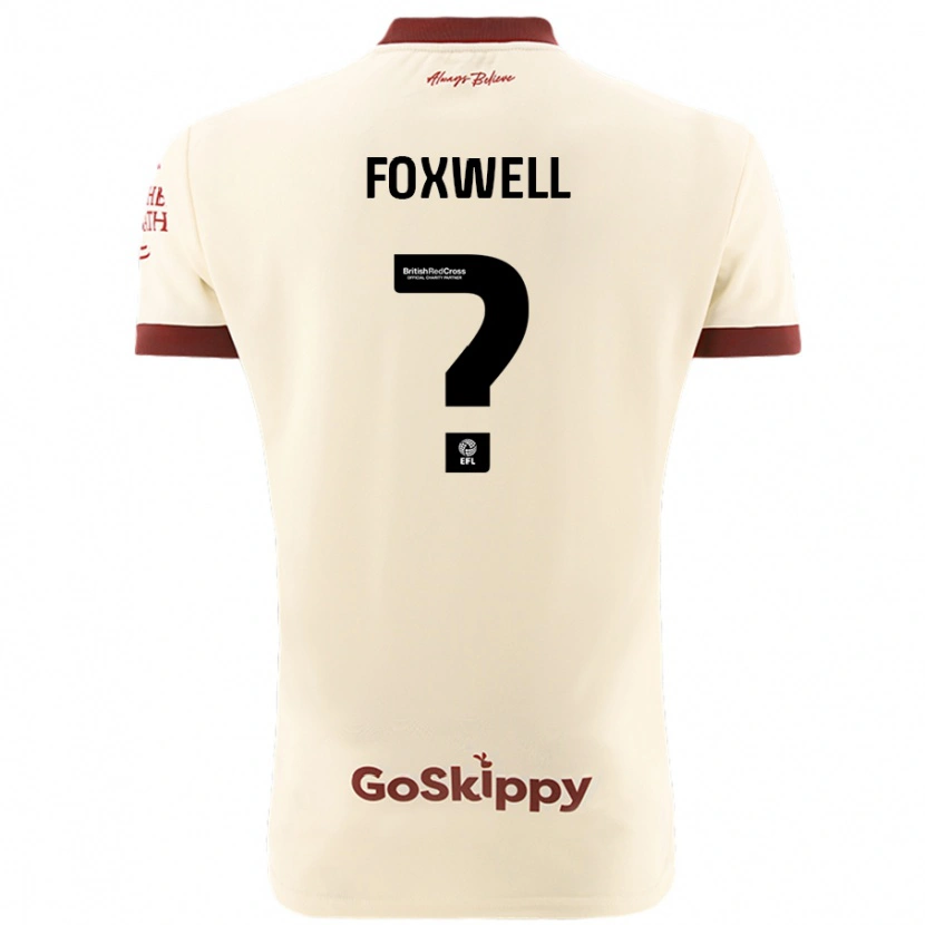 Danxen Kid Jaiden Foxwell #0 Cream White Away Jersey 2024/25 T-Shirt